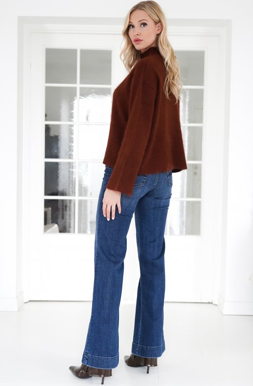 Mixed Brands - Angora Sweater D2761- Brown