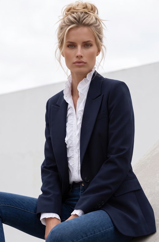 Mixed Brands - Blazer V26126 - Navy