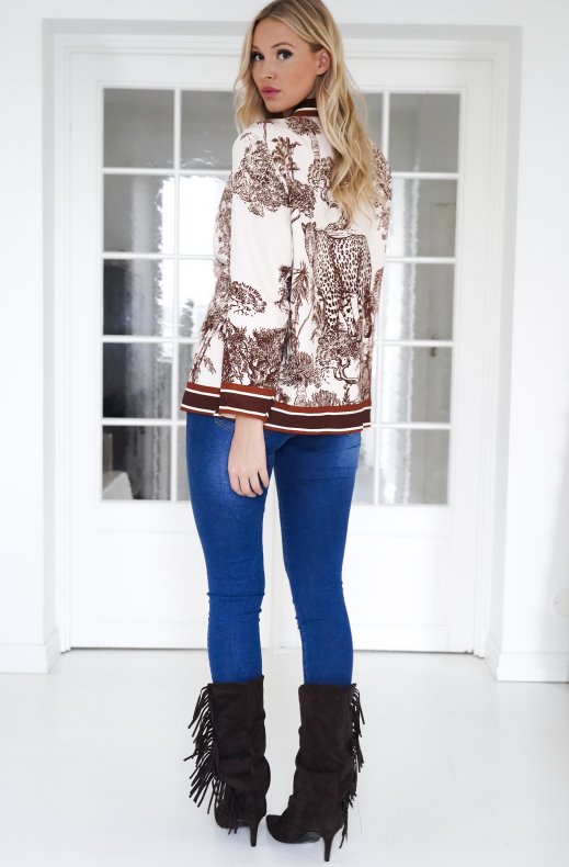 Mixed Brands - Blazer Cheeta 2567 - Brown