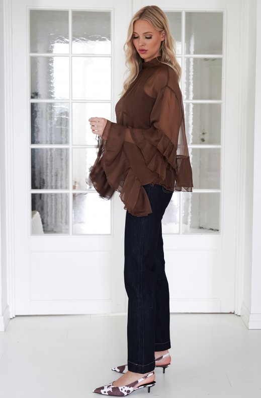 Mixed Brands - Chiffong Blouse 10035 - Brown