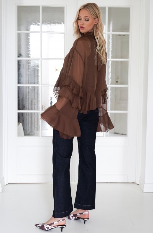 Mixed Brands - Chiffong Blouse 10035 - Brown