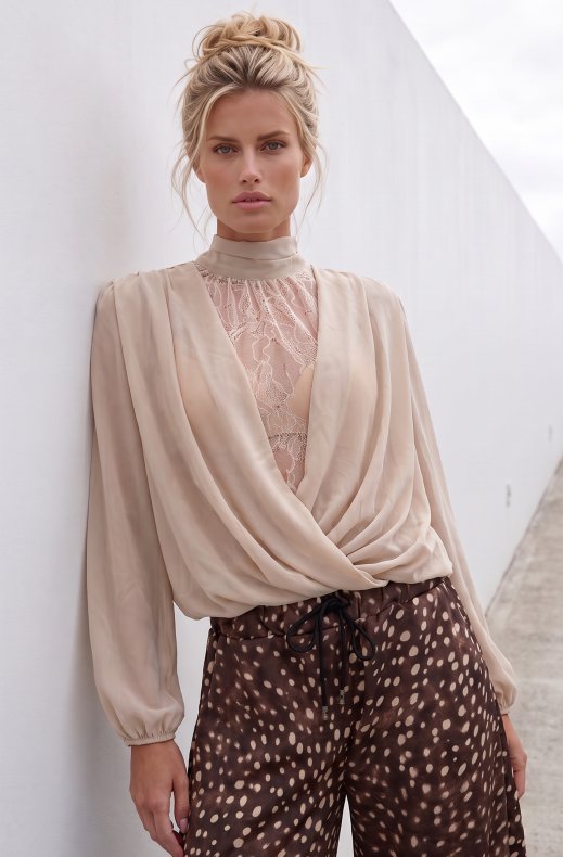 Mixed Brands - Blouse GL_1004 - Beige