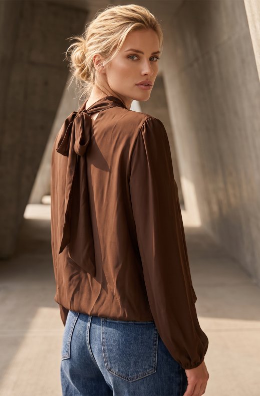 Mixed Brands - Blouse GL_1004 - Dark Brown