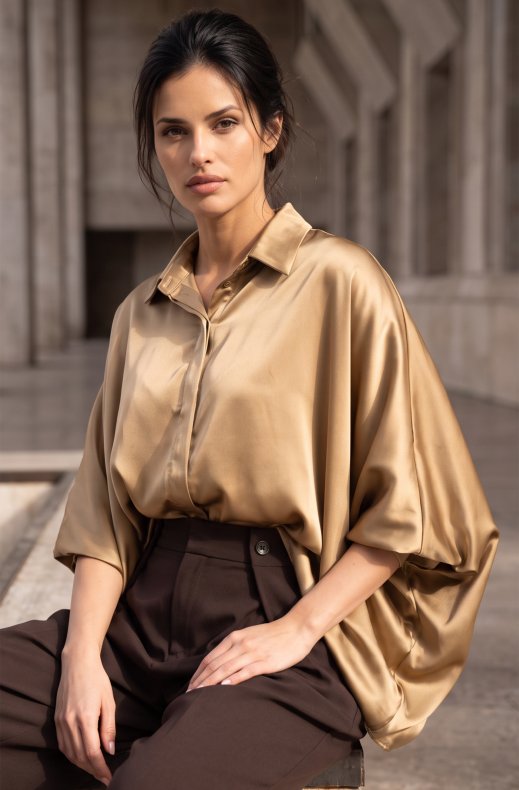Mixed Brands - Blouse 38726RP - Camel