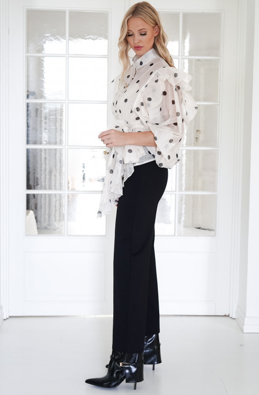 Mixed Brands - Dotted Blouse 7797 - Beige