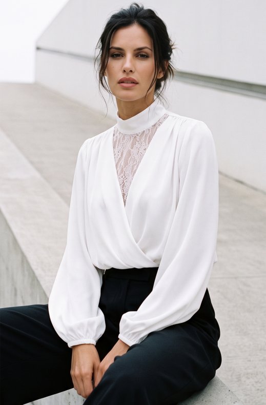 Mixed Brands - Blouse GL_1004 - White