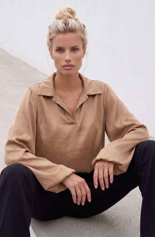 Mixed Brands - Tara Blouse 25197 - Caramel