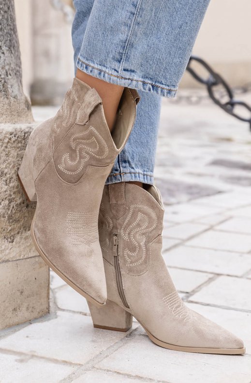 Mixed Brands - Cowboy Boot Short 2906A - Khaki