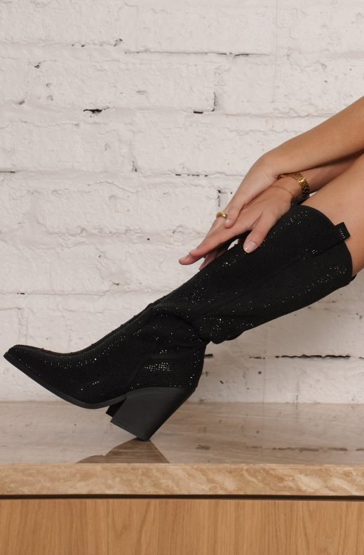 Mixed Brands - Boots c-295-Black