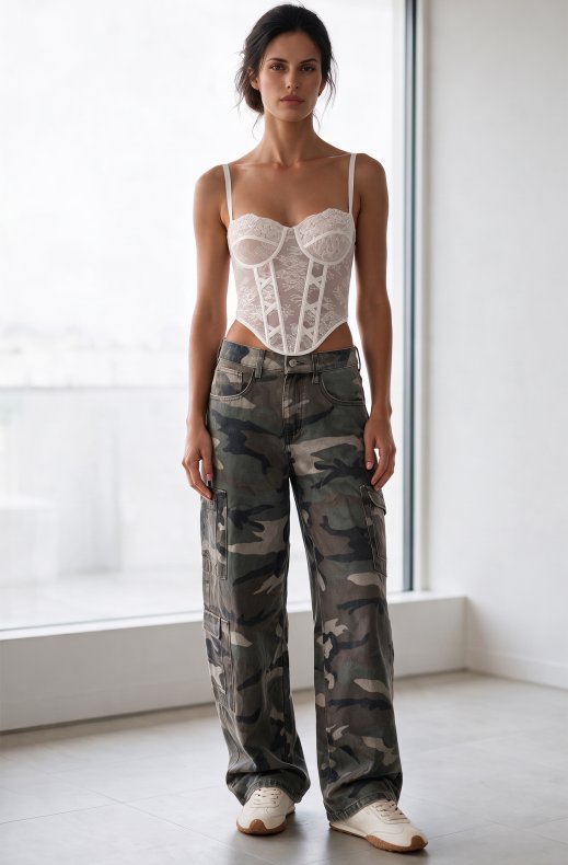Mixed Brands - Cargo Camo Pant 7121 - Camouflage