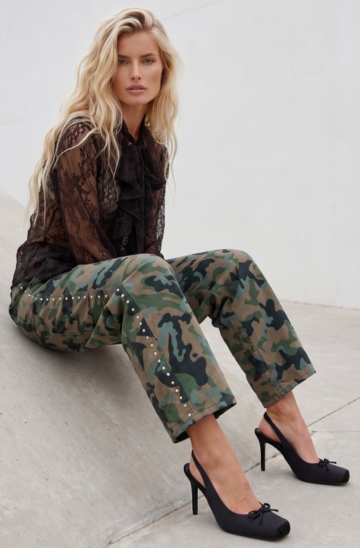 Mixed Brands - Barrell Camo pant 8070 - Khaki