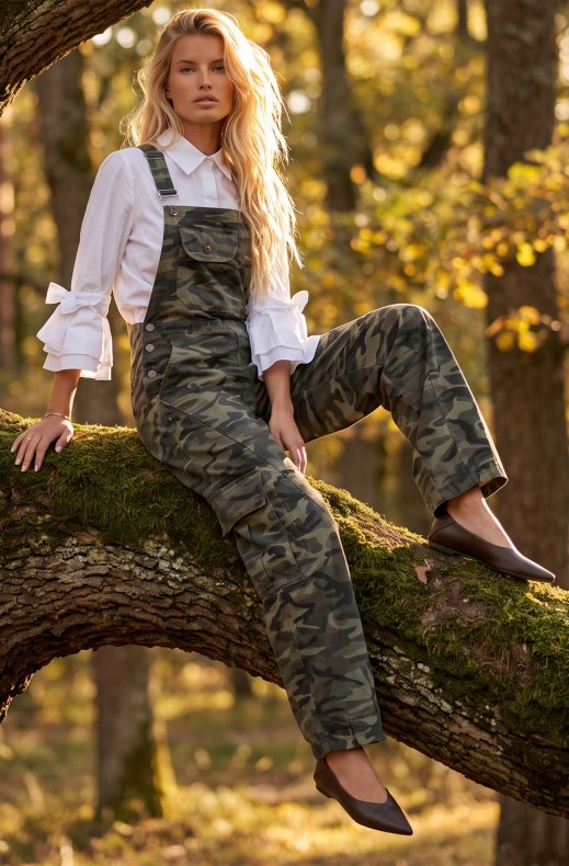 Mixed Brands Womens - Salopette Camo