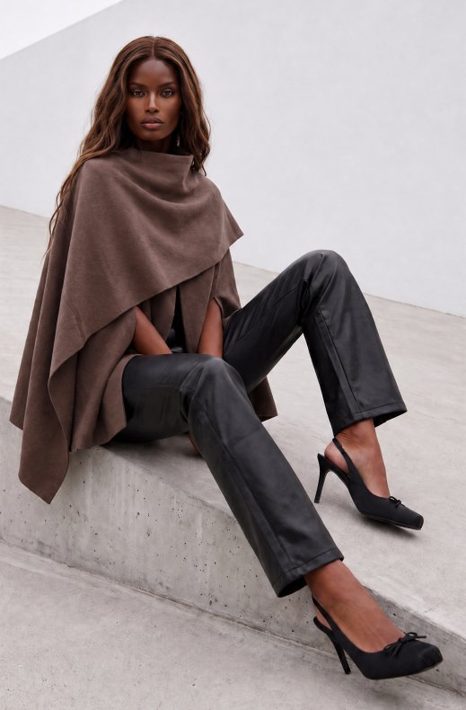 Mixed Brands - Cape Jacket H888 - Choco
