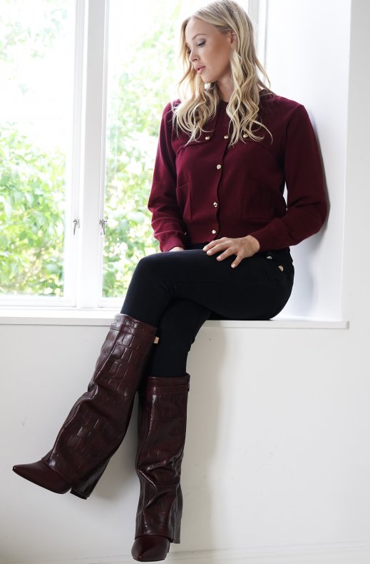 Mixed Brands - Cardigan 20102 - Bordeaux