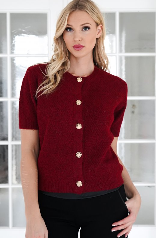 Mixed Brands - Cardigan 2528 - Wine
