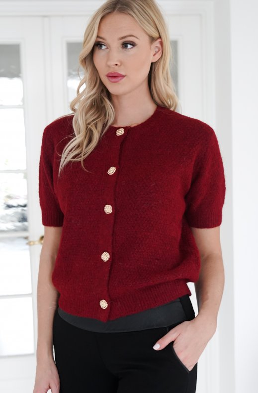 Mixed Brands - Cardigan 2528 - Wine