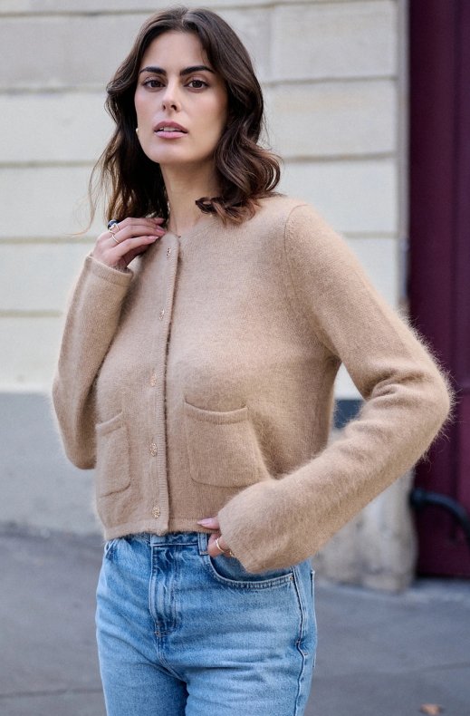 Mixed Brands - Cardigan Angora 2765 - Beige