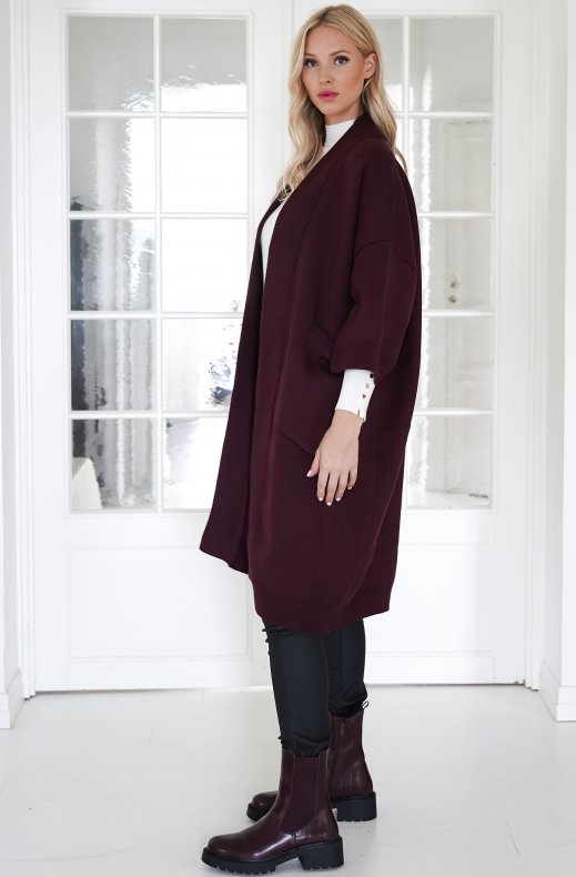 Mixed Brands - Cardigan 6378 - Bordeaux
