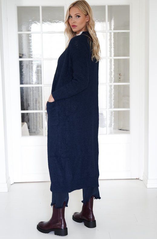 Mixed Brands - Long Cardigan 8055 - Blue