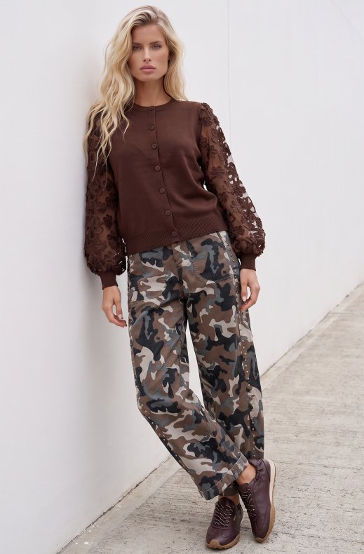 Mixed Brands - Cardigan AL5586 - Brown