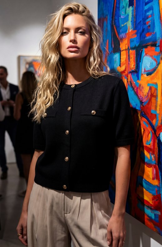 Mixed Brands - Cardigan YP1800 - Black