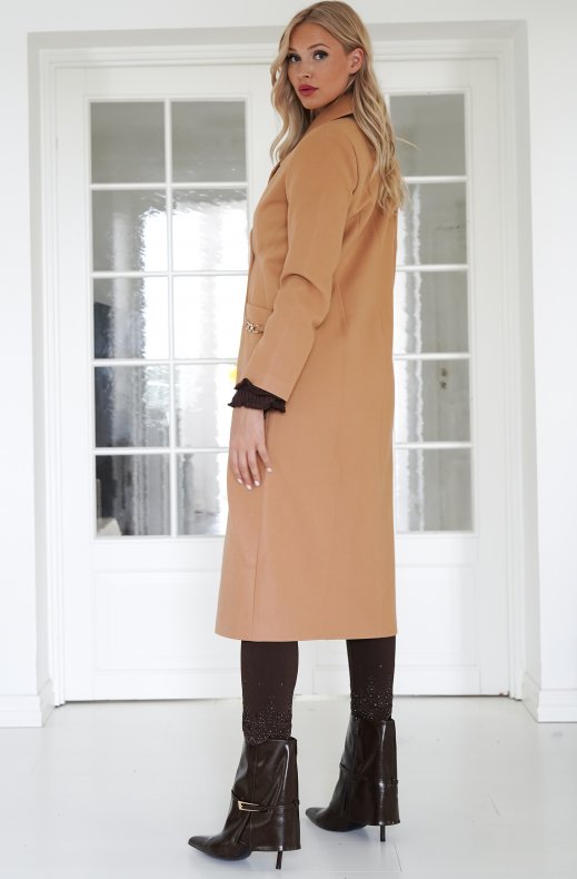 Mixed Brands - Elegant long coat 7660 - Camel