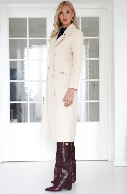 Mixed Brands - Elegant long coat 7660 - Beige
