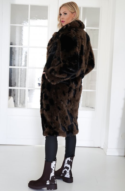Mixed Brands - Cow Coat W59 - Coffee