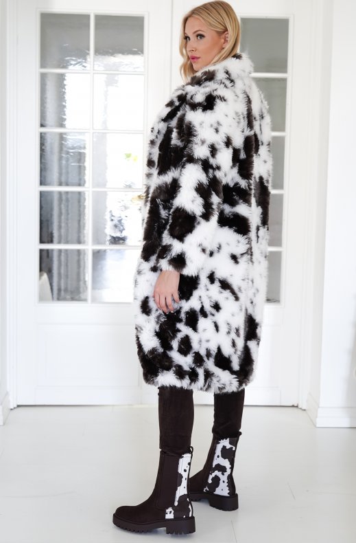Mixed Brands - Cow Coat W59 - White