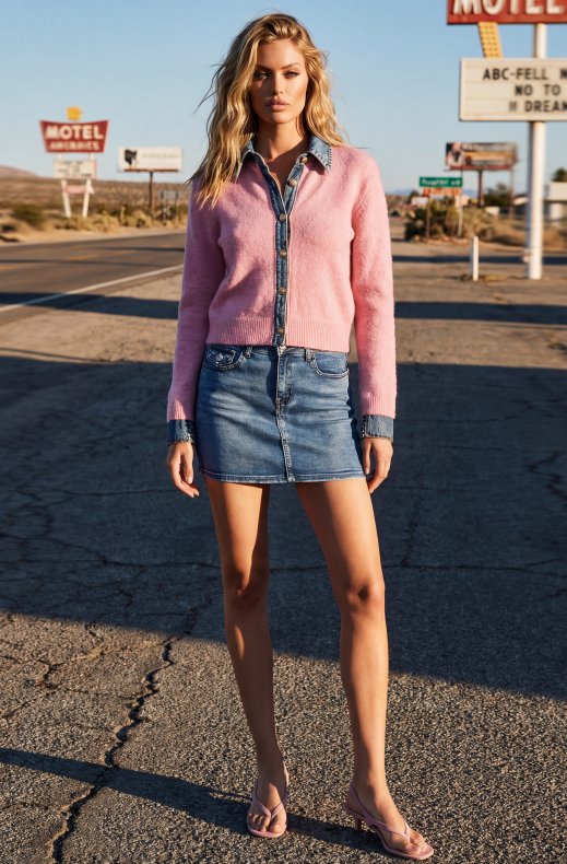 Mixed Brands - Skirt B8007 - Blue