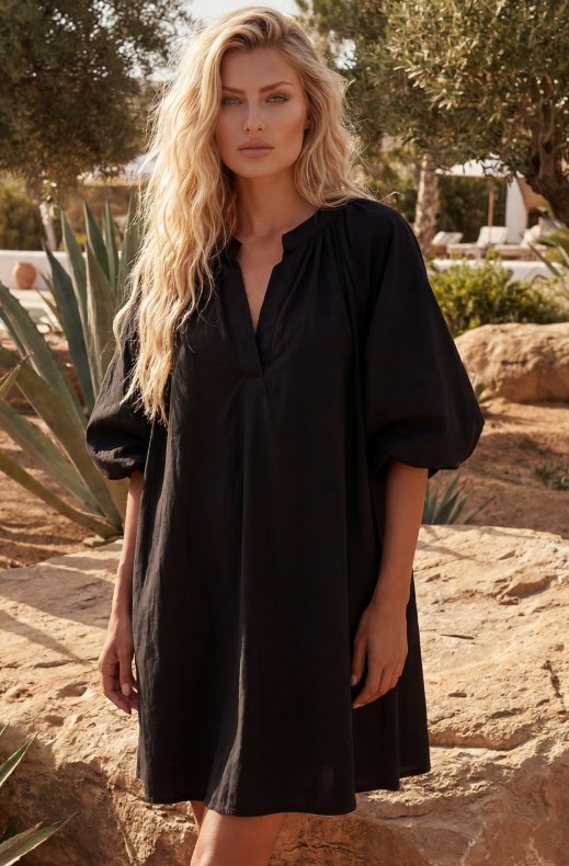 Mixed Brands - Cotton Dress 1857 - Black