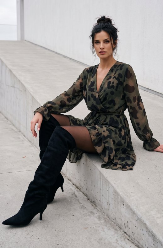 Mixed Brands - Dress 26485 - Khaki