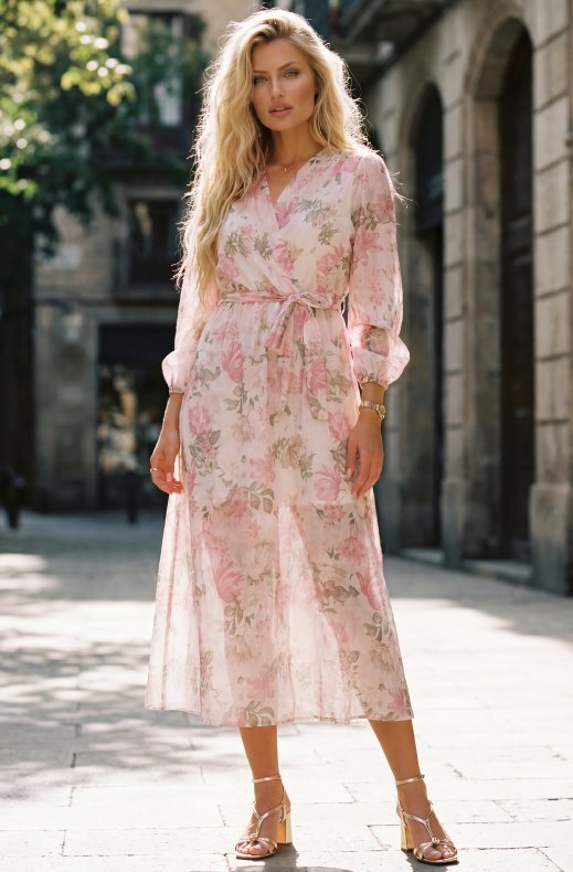 Mixed Brands - Dress 3226 - Pink