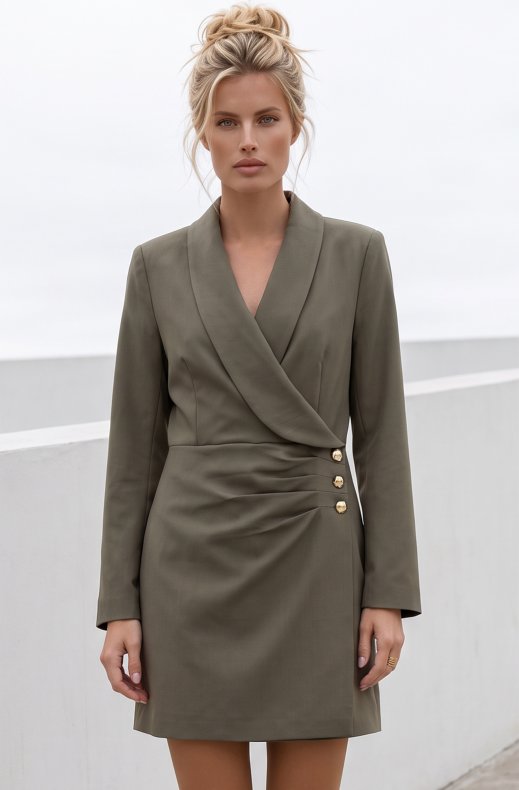 Mixed Brands - Blazer-Dress 3439 - Khaki