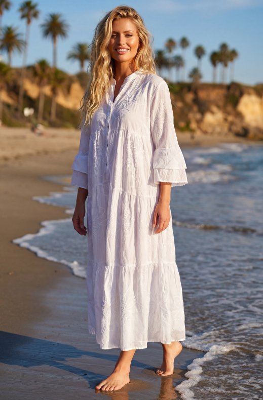 Mixed Brands - Long Dress 55059-1 - White