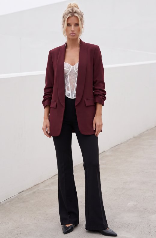 Mixed Brands - Emelie Blazer 22321 - Burgundy