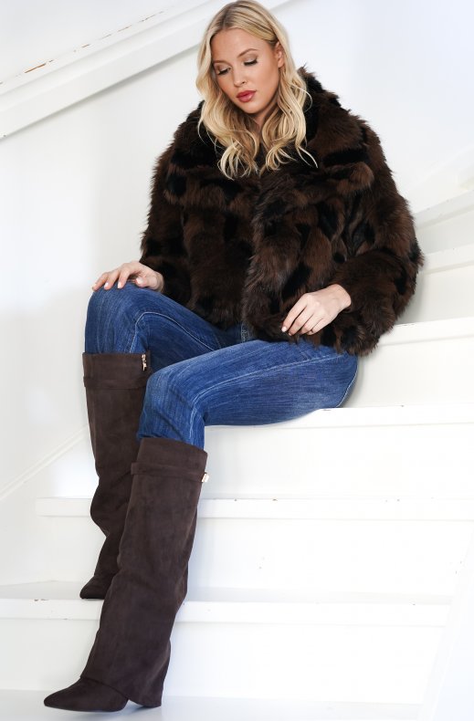 Mixed Brands - Faux Fur WY01 - Chocolate