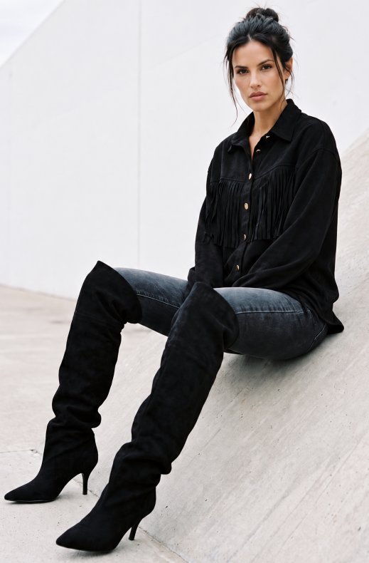 Mixed Brands - High Boots 2571A - Black