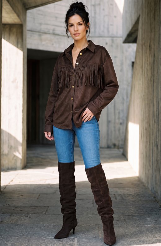 Mixed Brands - High Boots 2571A - Brown