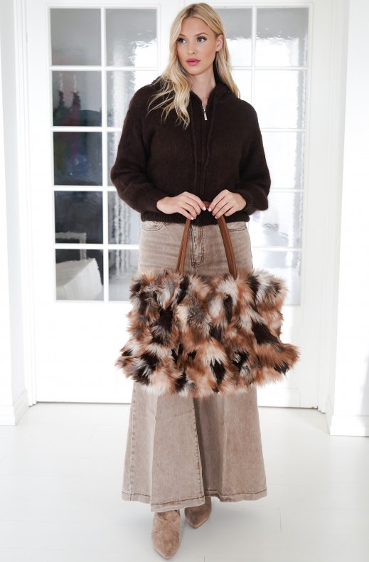 Mixed Brands - Bag furry DMT333 - Camel