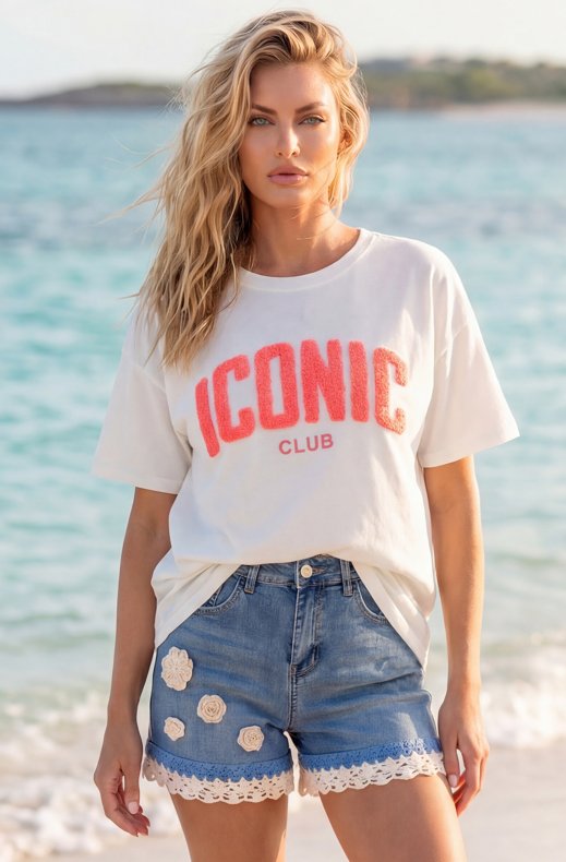 Mixed Brands - Tshirt Iconic 19313 - White