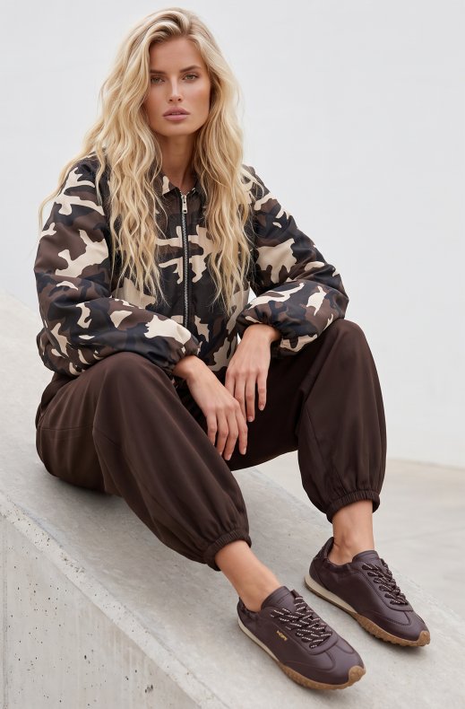 Mixed Brands - Camo jacket TN3310 - Brown