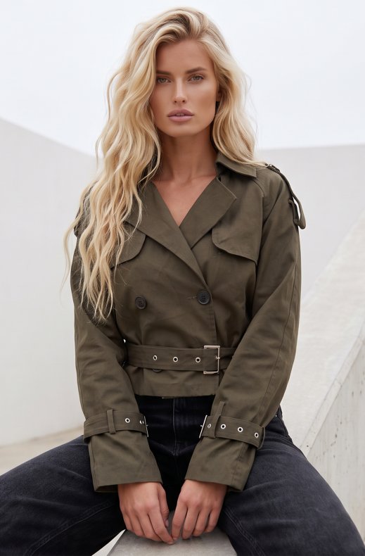 Mixed Brands - Short Trench WJ9153 - Khaki