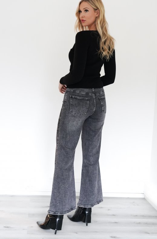 Mixed Brands - Jeans 21517 Embroidery - Grey