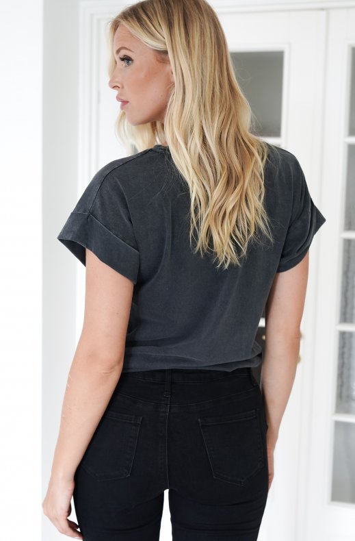 Mixed Brands - Skinny pants with buttons 2366 - Black