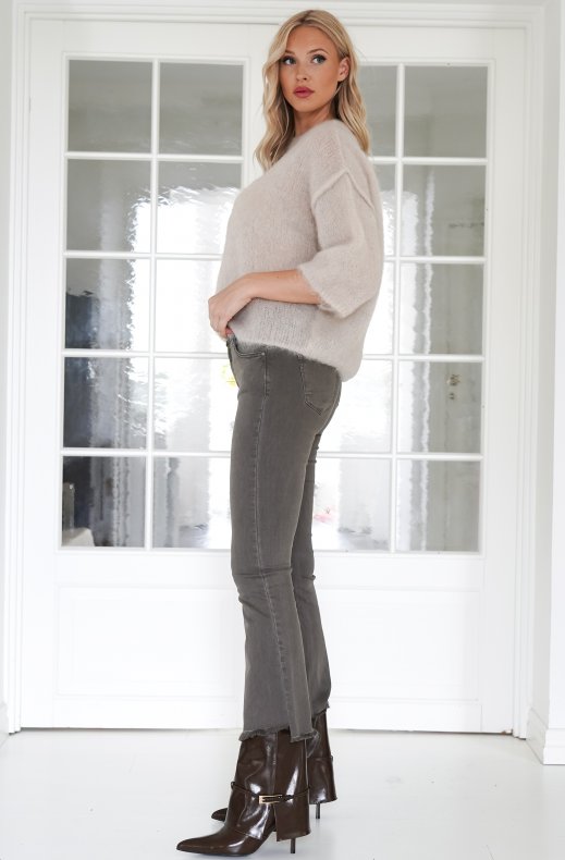 Mixed Brands - Jeans with raw hem 6826 - Fango