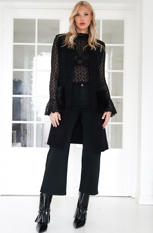 Mixed Brands - Cropped Flare 6941 - Black