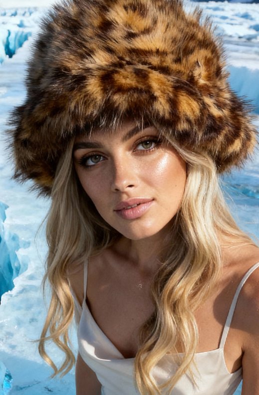 Mixed Brands - Faux Fur Hat MJ211SD - Camel