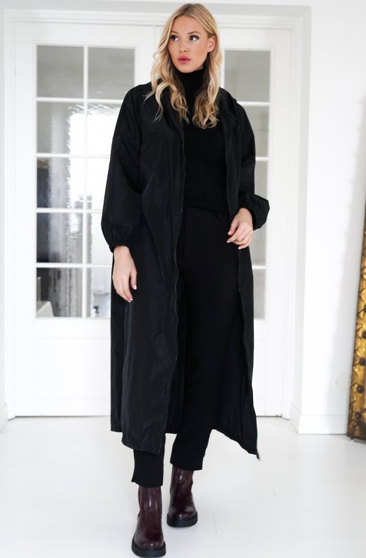Mixed Brands - Long Raincoat 50643 - Black