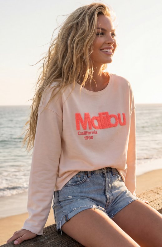 Mixed Brands - Malibu Sweater 2183 - Nude-Coral